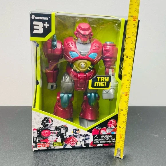 M.A.R.S. Motorized 7" Cybotronix Attack Robo Squad ~ Red Revo Robot (#8831) - Picture 2 of 10